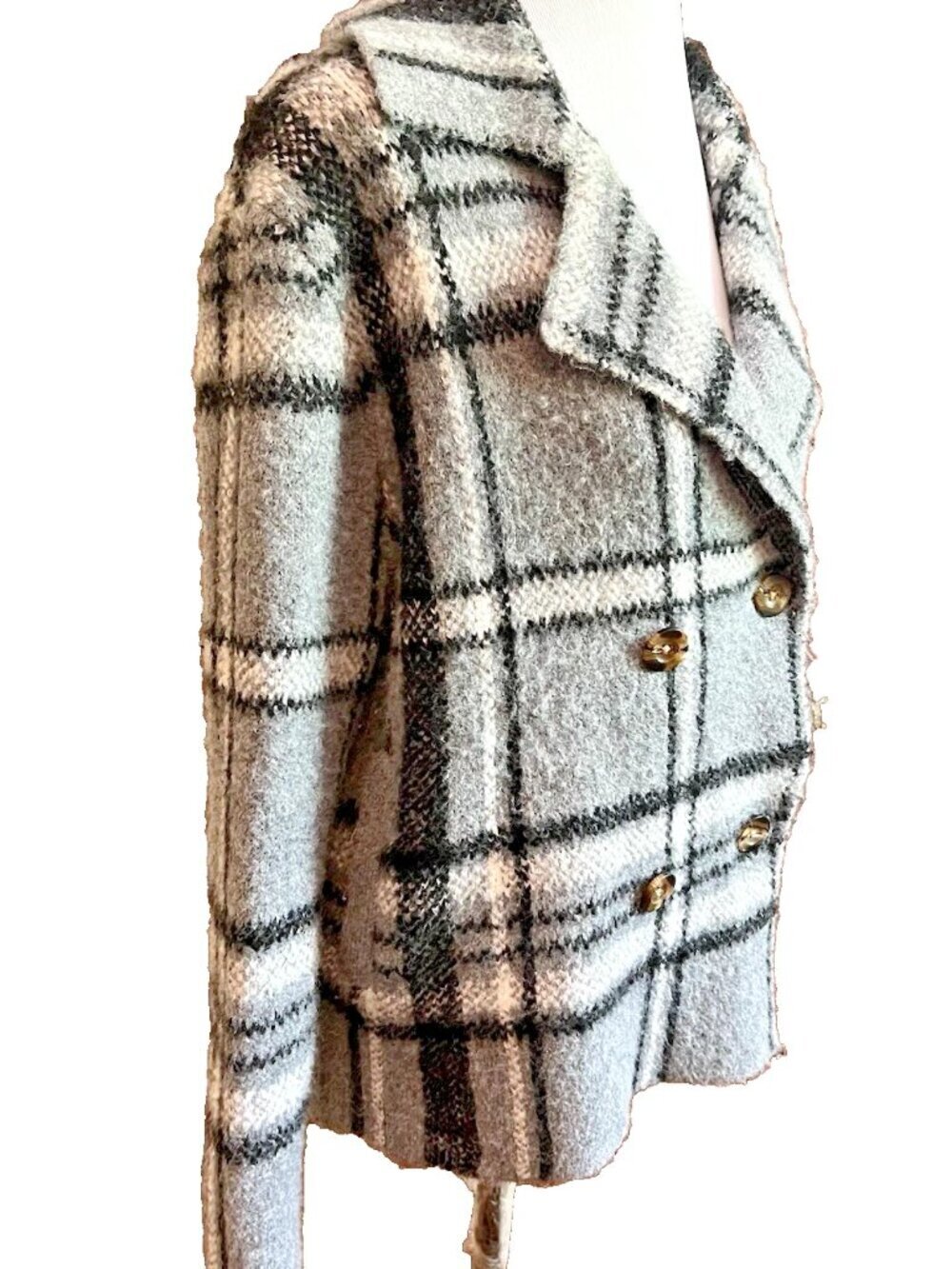 Rachel Zoe Women's Plaid Jacket Blazer - Small - Picture 4 of 7